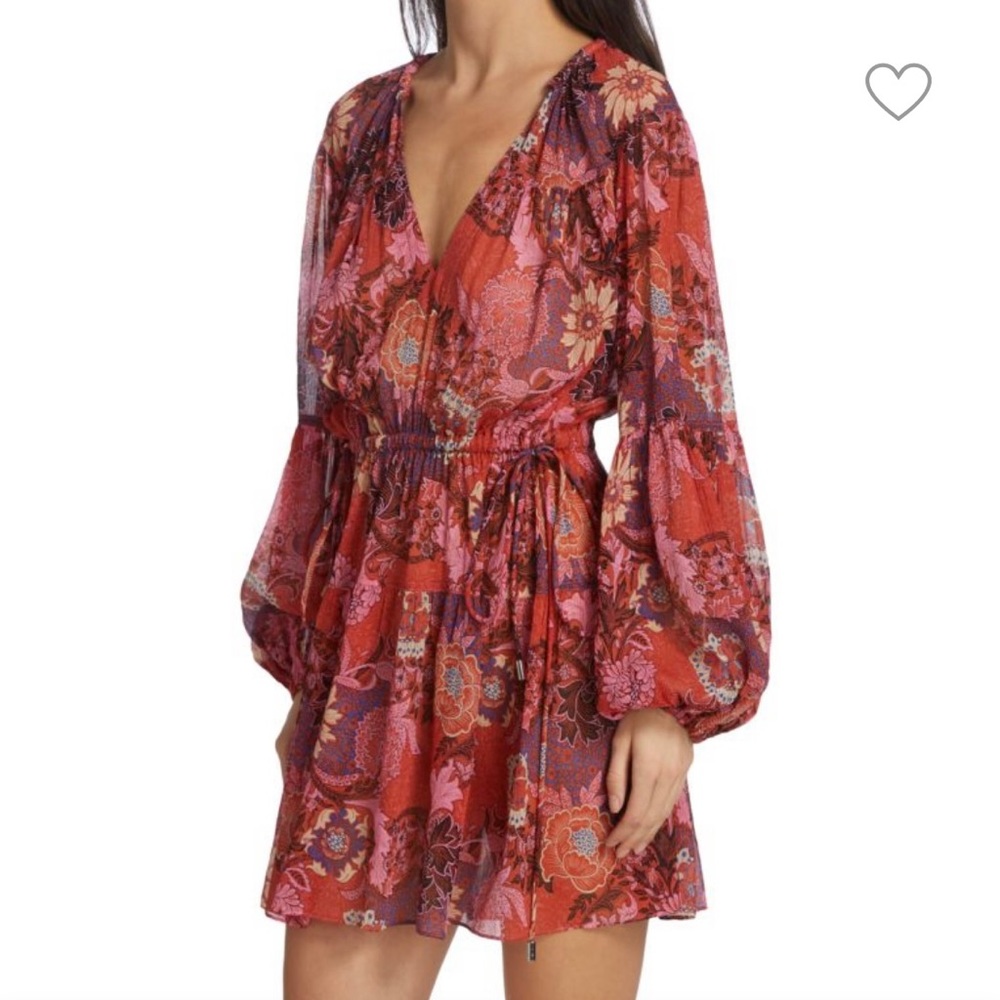 ALC Elise Floral Mini Dress‎ Size 4 NWT